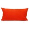 Homeroots 14" X 26" Orange Cotton Lumbar Throw Pillow with Texture 529259 - alternate 4