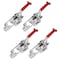 Powertec Toggle Clamp, 2000 lbs Cap., 40341 Adjustable U Bolt Latch, Antislip Hand Grip, 4PK 20306-P4N - alternate 1