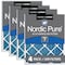 Nordic Pure 20x30x1 Plus Carbon Pleated Air Filter, High Capacity, MERV 7, 4 PK 20x30x1M7+C-4 - alternate 1