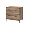 Homeroots 30" Oak Wood Two Drawers Filing Cabinet 568312 - alternate 5