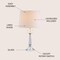 Jonathan Y Day 24.5" Crystal LED Table Lamp, Clear JYL2016A - alternate 3