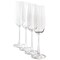 Martha Stewart 4 Piece 7.3 Ounce Flute Glass Set in Clear 142020.04 - alternate 2