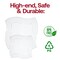 Smarty Had A Party Clear Wave Plastic Dinnerware Value Set (120 Dinner Plates + 120 Salad Plates), 240PK 7920VP-CASE - alternate 2