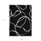 Homeroots 9' X 12' Black And Ivory Abstract Washable Indoor Outdoor Area Rug 597461 - alternate 3