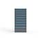 Strong Hold 9 drawer cabinet - (2x 4ft, 5x 5ft, 2x 6ft) - Blue accents - Electronic Lock S3060-PPRAS-0902FS - alternate 1