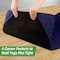 Wakeman 2-Piece Yoga Mat Towel and Gym Towel Set Sweat Absorbent & Quick Drying with Corner Pockets HT-YOGA-NVY - alternate 4