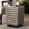 Bali & Pari Paulo End Table with Bamboo Diamond Pattern, Square 266-14593-ZORO - alternate 4