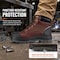 Handpoint Mens 6 in Soft Toe Work Boots-Waterproof Full Grain Leather Safety Boots, 10.5 80N03-EE-10.5 - alternate 3