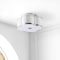 Jonathan Y Quatrefoil 13" Scalloped Shade Metal Classic Glam LED Flush Mount, Chrome JYL9507A - alternate 4