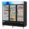 Koolmore 78 1/4" Commercial Glass 3 Door Display Refrigerator Merchandiser - Upright Beverage Cooler MDR-3GD - alternate 3