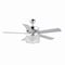 Jonathan Y Kristie 52" 3-Light Crystal/Metal Modern Glam Drum LED Ceiling Fan With Remote, Chrome JYL9709A - alternate 6