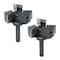 Powertec Slab Flattening Router Bit - 3-Wing Carbide Inserts with 1/4in Shank, 1-1/2in Cutting Diameter, 2PK 73053-P2N - alternate 1