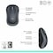 Logitech WIRELESS MOUSE BLACK/GREY M185 910-002225 - alternate 2