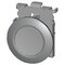 Siemens PUSHBUTTON, 30MM, ROUND, METAL, MATT, GREY, FRONT RING FOR FLAT 3SU1060-0JB80-0AA0-ZY19 - alternate 2