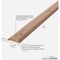M-D Building Products Building Products 1-7/16''x72'' Unfinished Hardwood Carpet Trim with Screws 85365 - alternate 3