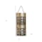 Homeroots 12" Brown And Gray Solid Wood And Metal Paper Organizer 487942 - alternate 3