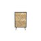 Homeroots 16.75 X 25.5 X 41 Gray Wood Cabinet 370378 - alternate 1