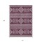 Homeroots 10' X 14' Eggplant And Ivory Southwestern Washable Indoor Outdoor Area Rug 593671 - alternate 3