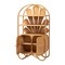 Bali & Pari Noreen Peacock Fan Natural Rattan Storage Cabinet 262-14420-ZORO - alternate 7