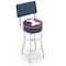 Holland Bar Stool Co 25" Chrome 2-Ring Illinois Swivel Bar Stool, Back L7C425IlliniU - alternate 1