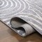 Jonathan Y Ariana MidCentury Art Deco Striped Arches Two-Tone High-Low Blue/White 2 ft. x 8 ft. Runner Rug SND100C-28 - alternate 3