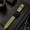 Elegani Canvas Watch Replacement Band Compatible with Apple Watch 46mm, Green CVSP-GRN-46mm - alternate 2