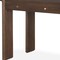 Homeroots 59" Dark Brown Solid Wood Oval Writing Desk 605953 - alternate 3