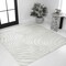 Jonathan Y Maribo High-Low Abstract Groovy Striped Cream/Ivory 9 ft Square Indoor/Outdoor Area Rug SCN103A-9SQ - alternate 2