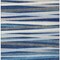 Homeroots 8' X 10' Navy Blue Ivory And Gray Striped Washable Indoor Outdoor Area Rug 597346 - alternate 4