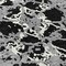 Homeroots 8' Black And Gray Round Abstract Washable Indoor Outdoor Area Rug 614127 - alternate 2