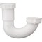 Do It Best 1-1/2'' White Plastic Sink Trap J-Bend with Reducer Washer DIB20662 - alternate 2