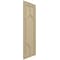 Ekena Millwork True Fit PVC Shaker Fixed Mount Shutters, Natural Twine, 18W x 56H, PR TFP001SK18X056NT - alternate 2