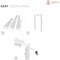 Sartodoors Solid French Double Doors Planum 2102 Solid Core Modern Interior PLANUM2102DD-HA-36 - alternate 2