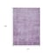 Homeroots 10' X 14' Lavender And Plum Abstract Washable Indoor Outdoor Area Rug 616243 - alternate 2