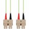 Add-On 7M Sc M/M Om5 Lime Green Fiber Patch Cbl ADD-SC-SC-7M5OM5 - alternate 1