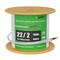 Syston Cable Technology 22/2 Alarm Control Cable Wire, 100% Stranded Copper, Plenum CMP Shielded, Low Voltage, ETL, 1000 ft 5118-1000WH - alternate 1