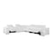 Homeroots White Italian Leather Power Reclining U Shaped Seven Piece Corner Sectional With Console 366362 - alternate 3