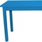 Homeroots 48" Caribbean Blue Solid Wood Dining Table 548858 - alternate 2