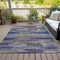 Homeroots 3' X 5' Lavender Pink And Blue Abstract Washable Indoor Outdoor Area Rug 612521 - alternate 4