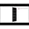 Sartodoors Slab Barn Door Panel, Planum 0020 Matte Black, Sturdy Finished Doors, Pocket Closet Sliding-28" x 8 PLANUM0020S-BLK-28 - alternate 3
