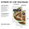 Signmission Quesadilla, Vinyl Decals Only 24 Inch x 36 Inch, Vinyl Decal, 2PK DSB-2436-2PACK-Quesadilla - alternate 2