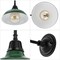 Jonathan Y Aurora 12.25" 1-Light Farmhouse Industrial Iron LED Gooseneck Arm Outdoor Sconce, Green JYL7613F - alternate 3