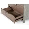 Homeroots 35" Brown Oak And Grey Solid And Manufactured Wood Five Drawer Chest 491542 - alternate 2