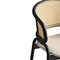 Leisuremod Ervilla Dining Arm Chair with Wicker Back and Leather Seat in Beige EC20BG-L - alternate 4