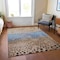 Homeroots 5' X 8' Khaki And Taupe Abstract Washable Indoor Outdoor Area Rug 609463 - alternate 2