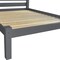 Homeroots Gray Solid Wood Twin Bed Frame 546738 - alternate 2