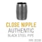 Ace Trading - Nipple 1 in. MIP each X 1 in. D MIP Black Steel Close Nipple 300UP1XCL - alternate 2