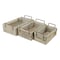 Homeroots Set of Three Brown Solid Wood And Metal Crate, 3PK 487691 - alternate 4