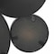 Homeroots Set Of Eight Black Metal Round Cojoined Accent Mirrors 611866 - alternate 3