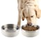 Petmaker Set of 2 Stainless Steel Dog Bowls 64oz Double Wall Insulated Non Slip Metal for Medium-Large Pets PET6426 - alternate 3